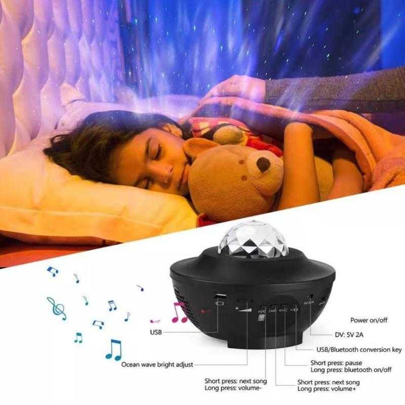 LED Night Lamp with Speaker