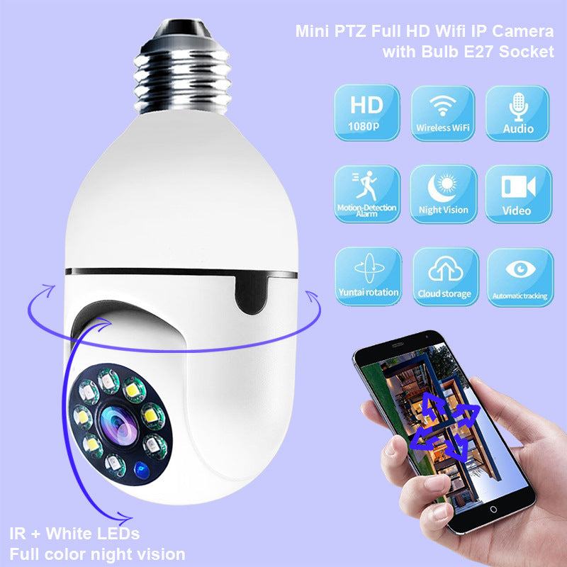 WiFi CAMERA 1080P Bulb 4X